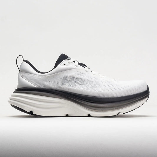 HOKA Bondi 8 Men's White/Black