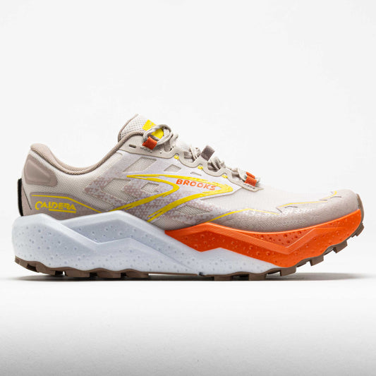 Brooks Caldera 7 Men's White Sand/Chateau Grey/Yellow