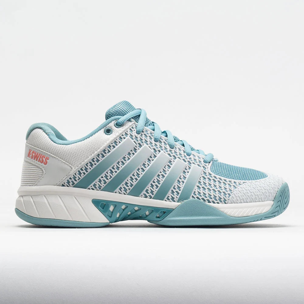 K-Swiss Express Light Pickleball Women's Blanc de Blanc/Nile Blue/Dess