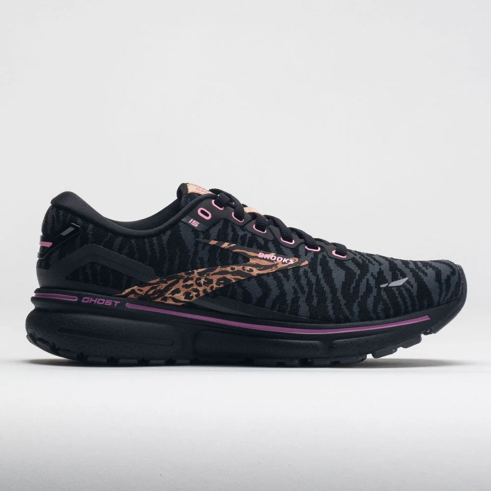 Brooks Ghost 15 Women's Run Wild Black/Spring Circus/Sunburn
