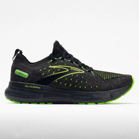 Brooks Glycerin StealthFit 20 Men's Black/Peral/Green Gecko