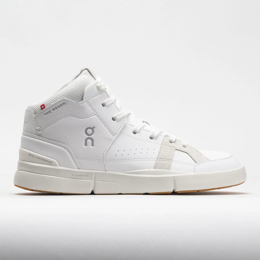 On The Roger Clubhouse Mid Men's White/Sand